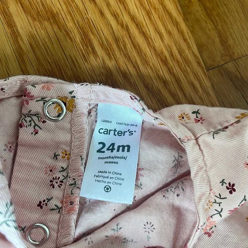 Carter’s Floral Pink Dress for Baby - Picture 3 of 5